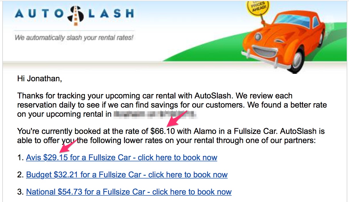 AutoSlash Review: Car Rental Price Drop Tracker — My Money Blog