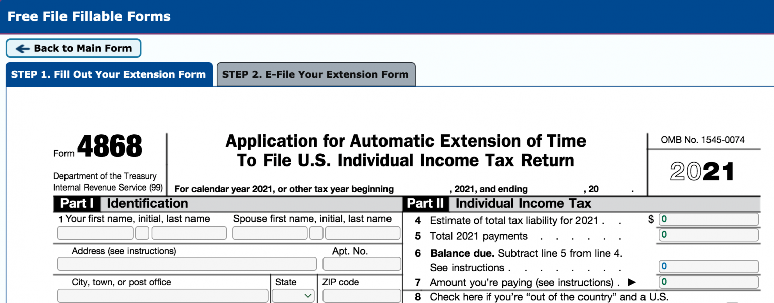 File Federal and State Tax Extension Instantly Online For Free (Updated