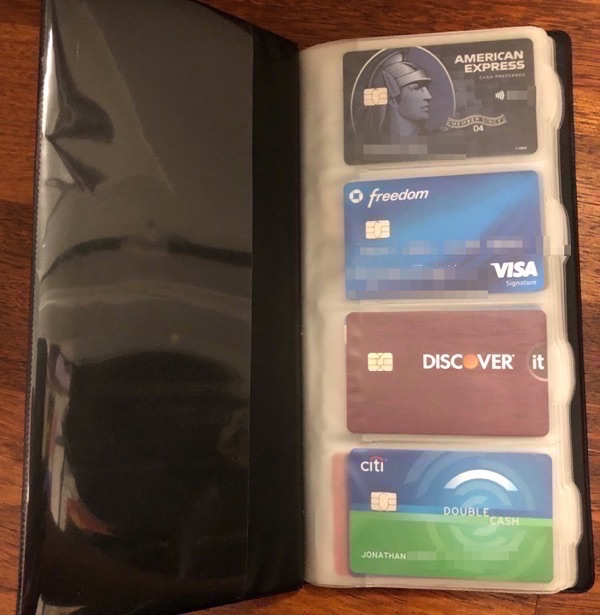 Credit Cards Physically Using Business Card Holders — My Money Blog