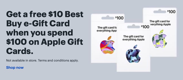 Apple Gift Card, $100